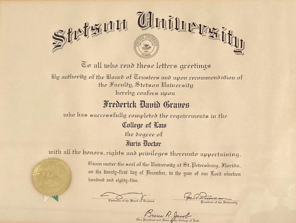 Law Degreee at Jurisdictionary